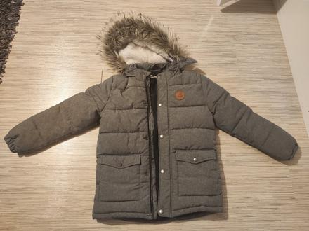 Zimná predĺžená vetrovka, h&m,140