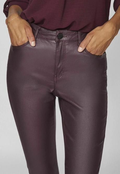 Kožené elastické nohavice vila 1x oblečené, s