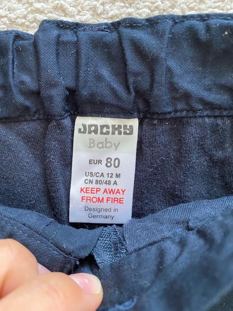Chlapčenské nohavice, jacky,80