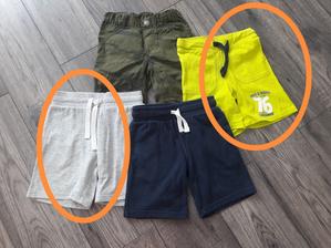 Chlapčenské kraťasy v.98-104, h&m,104
