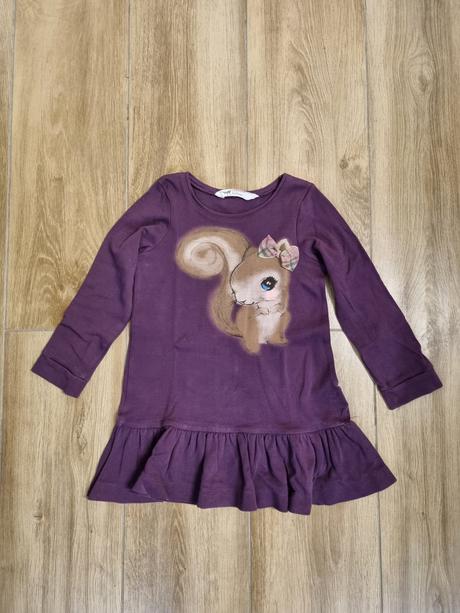 Tričko s volánikom, h&m,110