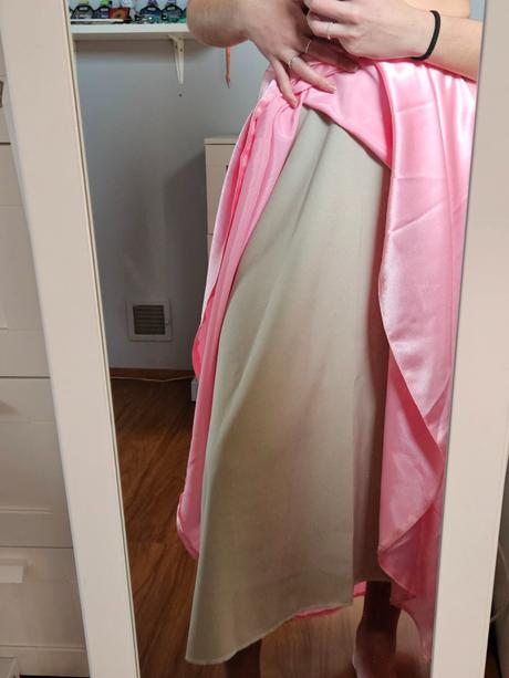 Ružové spoločenské šaty lady style 38, 38