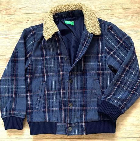 Bunda-bombera veĺ.130, 7-8r., zn.united colors of, 128