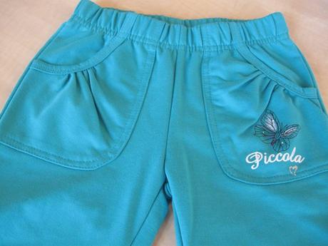 Tyrkysové dievčenské tepláky, 110, 110