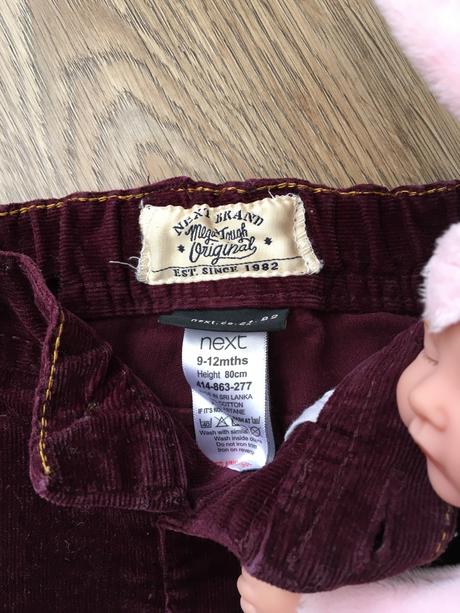 Dievčenské nohavice, next,80