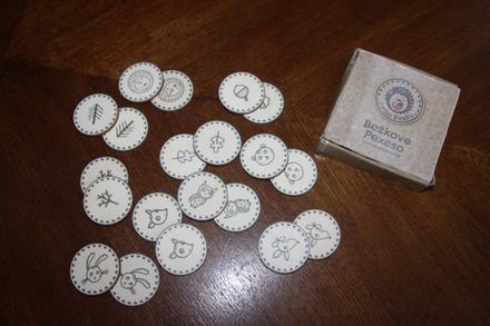 Ježkovo pexeso - drevené, 