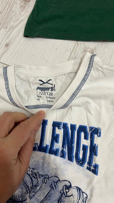 Tričko s dlhým rukavom 4ks 122, 122