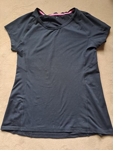Čierne tričko sportove h&m č.m-l, h&m,l