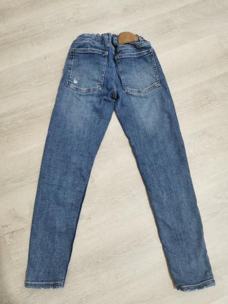 Elastické rifle zara málo nosené, zara,152