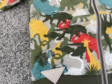 Boboli mikina na zips s odoberatelnou kapucňou 92, 92