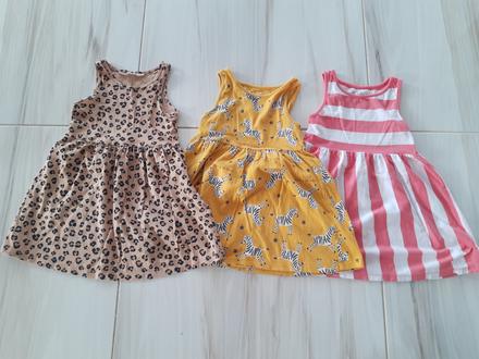 3x detské šaty 98/104, 98