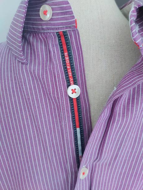 Košela bavlneno satenová, tommy hilfiger,m