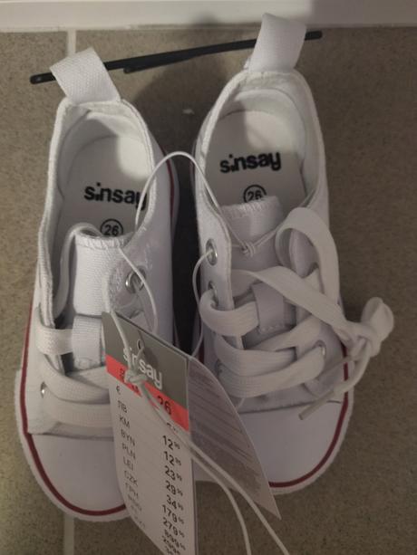 Biele tenisky, sinsay,26