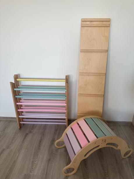 Piklerovej triangel,hojdačka,doska zn.elis design, 