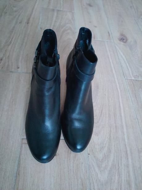 Kožené kotníkové čižmy, tamaris,38