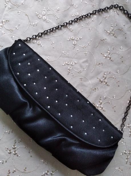 Čierna spoločenská kabelka,