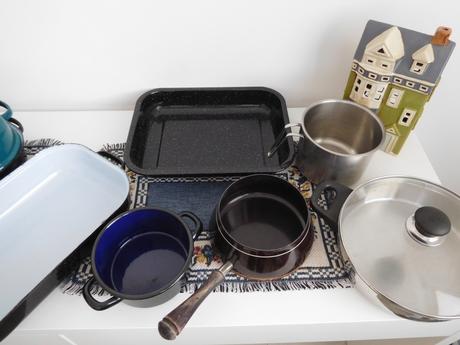 Samltované do kuchyne pekáče, hrnce, 