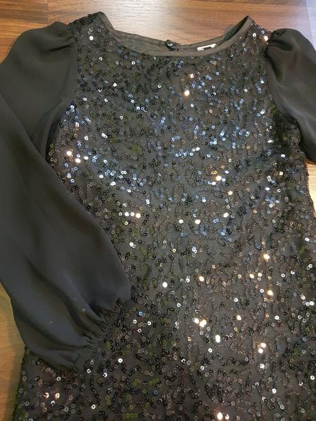 Flitrové šaty, st. bernard,110