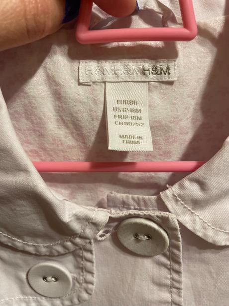 Dievčenský kabatik h&m vel 86, h&m,86