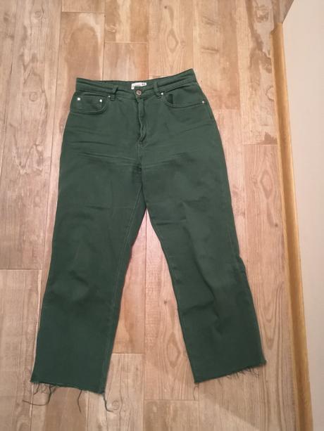 Dámske rifle zelene, stradivarius,40