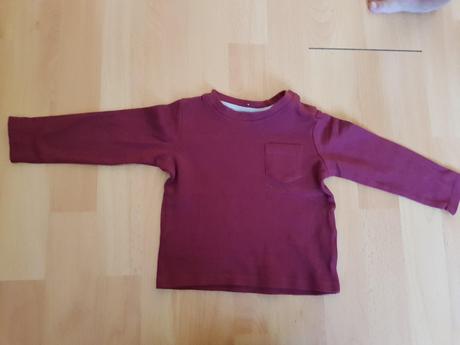 Tricko bordove, lupilu,80