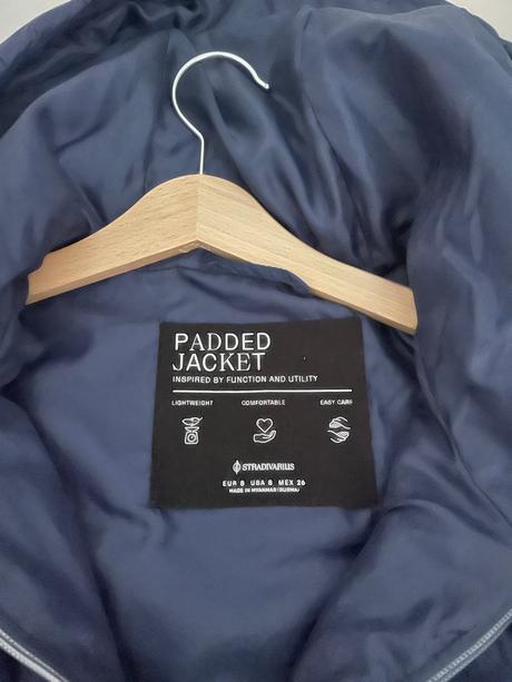 Páperová prešívaná bunda, stradivarius,s