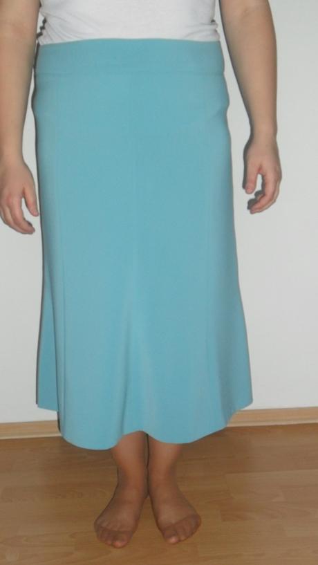 Sukňa tyrkysová, 44