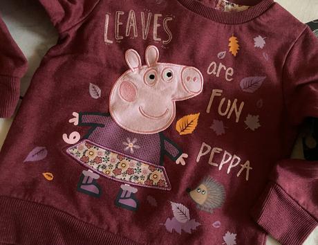 Teplá mikinka s potlačou peppa pig v. 86, 86