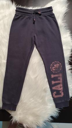 Tmavošedé tepláky s nápisom, f&f,128