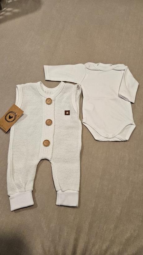 3-dielna súprava (body, dupačky, šatka/slintáčik), 56