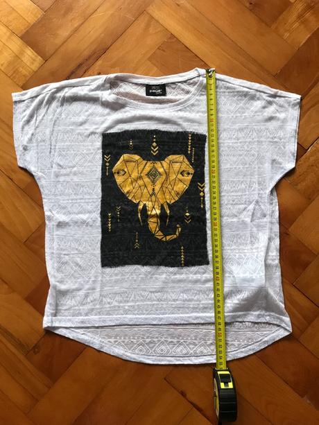 Tenké letné tričko - slon, takko,158