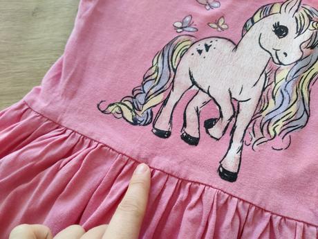 Šaty/tunika s krásnym jednorožcom, 116