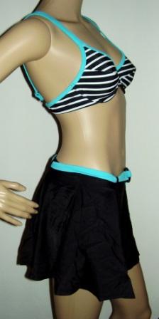 Plavky - dvojdielne, sukňa + podprsenka, bonprix,38