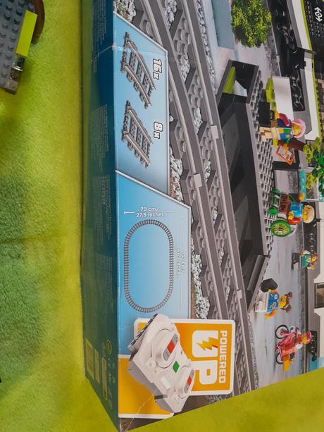 Lego city - vlak s koľajnicou,