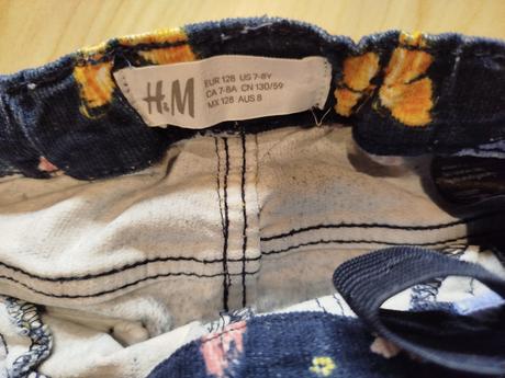 Menšestrové džegíny s nastaviteľným pásom, h&m,128