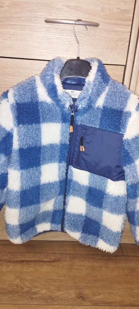 Krásna teddy bundička 122/128, h&m,122
