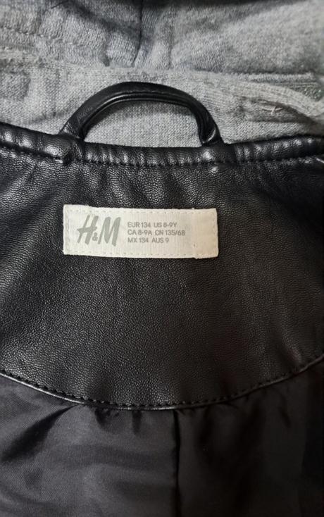 Kožená bunda, h&m,134