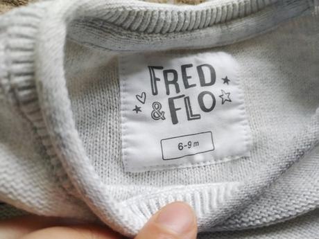 Krásny sivý svetrík veľkosť 74, f&f,74