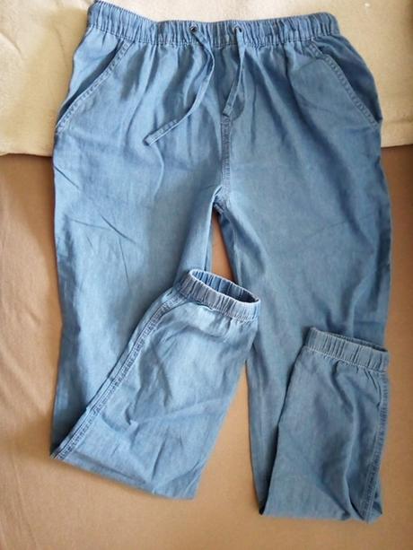 Letnejšie bavlnené na gumu raz vzaté m/l, m