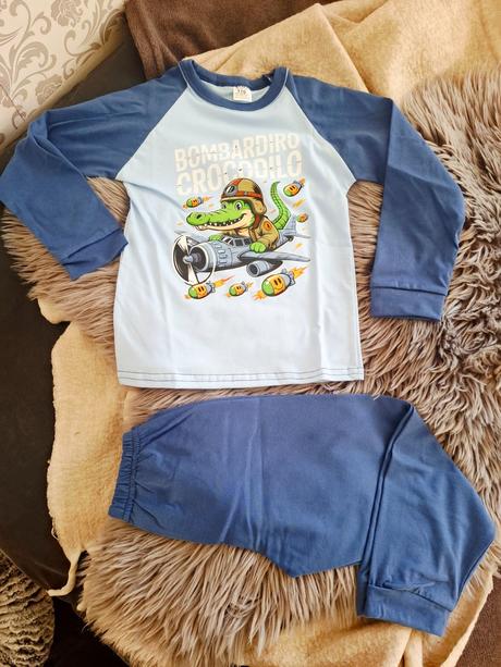 Bavlnené pyžamo bombardiro crocodilo, 98