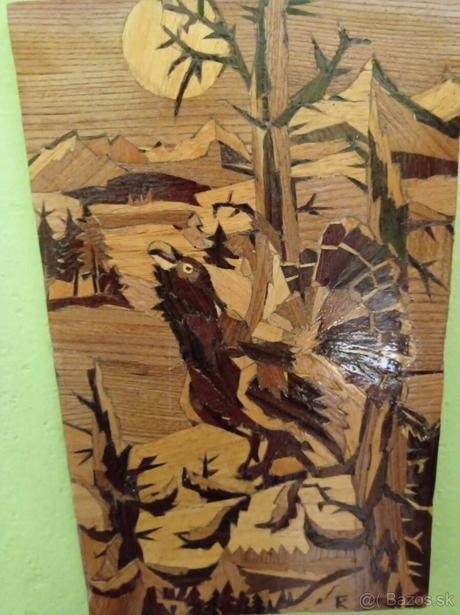 Drevená obrazy "poľovnicke motivy", 