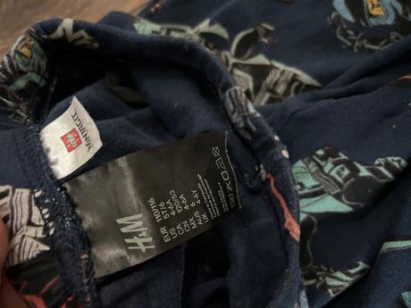 Pyžamo ninjago, h&m,110