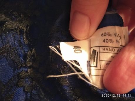 Spoločenské saty s cipkou, h&m,xs