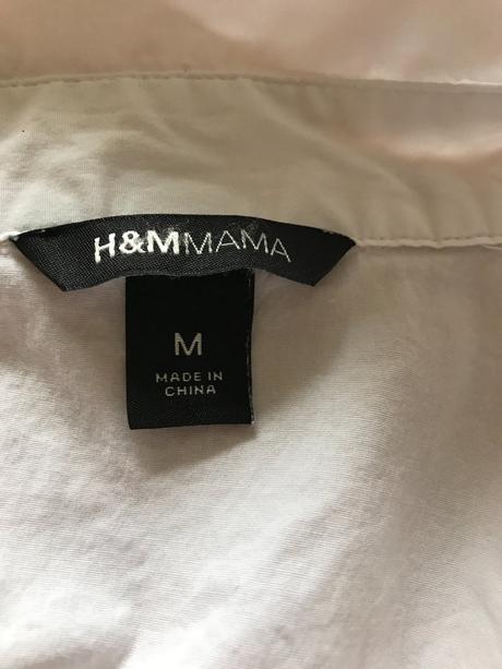 Biela blúzka - aj pre tehotné, h&m,m