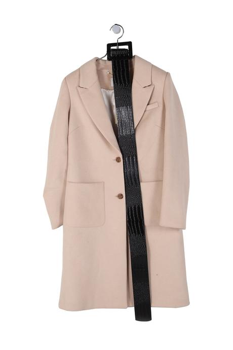 Kvalitny damsky kabat s opaskom zn. fracomina, fracomina,l