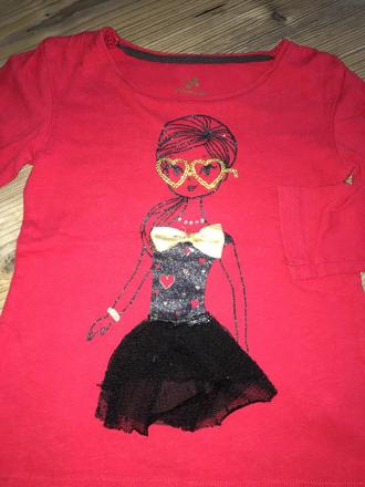 Tričko s aplikáciou, palomino,110