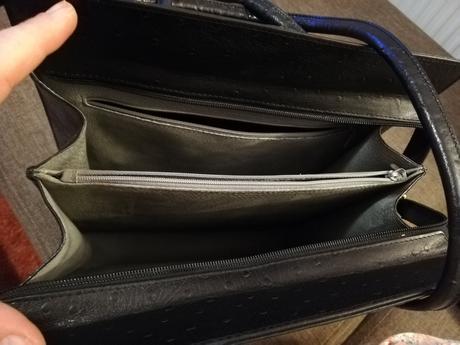 Kožená listová kabelka, 