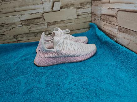 Adidas 36 2/3 - dámske ružovo biele deerupt tenisk, adidas,36