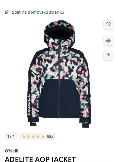 Lyžiarská súprava o'neill v.176 alebo xs/s, o'neill,176