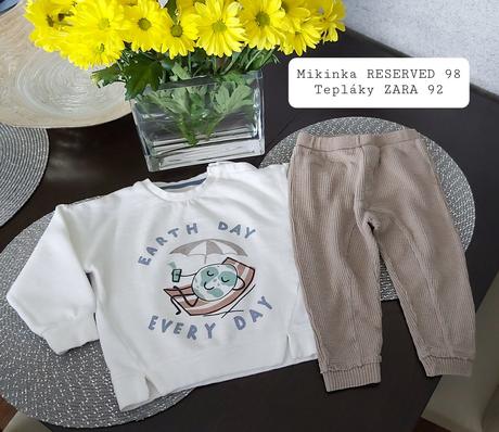 Mikinka + tepláky, zara,92